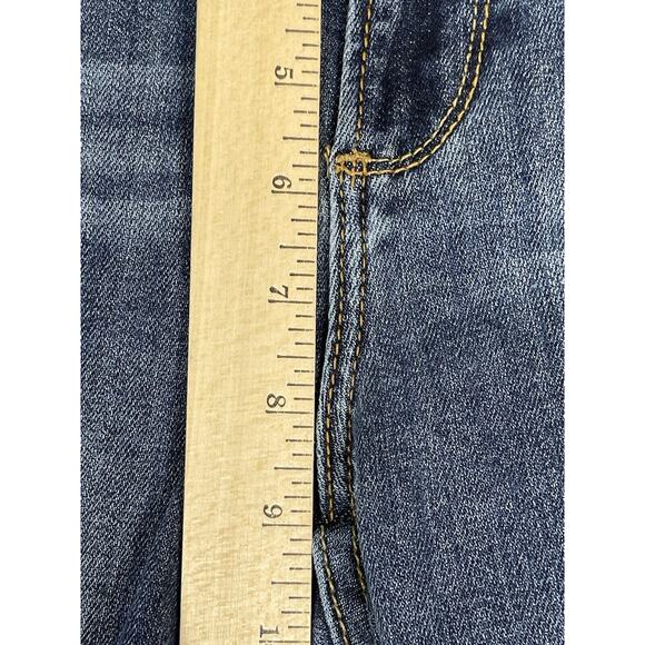 Driftwood Jeans Womens 26‎ Blue Jackie Embroidered Floral Skinny Stretch Denim - Picture 6 of 14